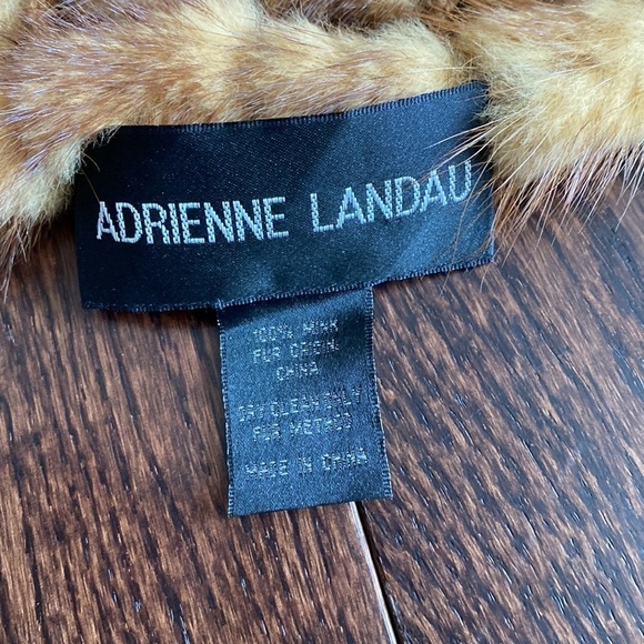 Adrienne Landau 100% Mink Fur Scarf - Picture 2 of 4
